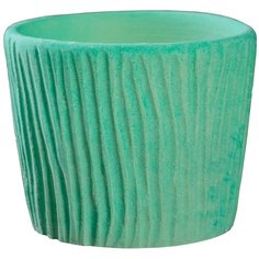 Кашпо Хорошие сувениры резное 10 х 8,5 см зеленый