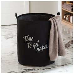 Корзина текстильная Этель "Time to get naked", 45*55 см 6489227