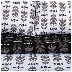 Постельное белье "Этель" Дуэт Hygge (вид 2) 143*215 см - 2 шт, 220*240 см, 70*70 см - 2 шт, бязь 125гр/м2 6771621