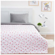 Покрывало LoveLife 1,5 сп "Милые сердечки" (вид 1), 145*210 см,100% п/э, микрофибра 6937916