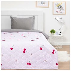 Покрывало LoveLife 1,5 сп "Вишенки", 145*210 см,100% п/э, микрофибра 6937928