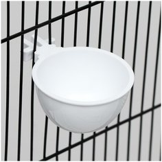 Миска для грызунов и птиц, 30 мл, белая Сима ленд