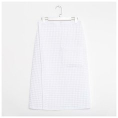 Полотенце вафельное банное Этель "Boho" килт 75*145 см. цв. белый, 100% хл, 290 г/м2 6243502