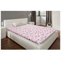 Простыня Этель "Фламинго" 180*220 см, 100% хлопок, бязь, 125 г/м² 4765091