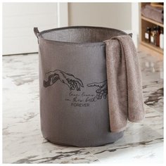 Корзина текстильная Этель "Love lives forever", 45*55 см 6489224