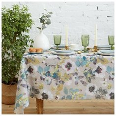 Скатерть Доляна "Bloom" 150*300 +/- 2 см, 100% п/э 6981120