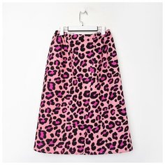 Полотенце для бани "Leopard" жен. парео, 80х150±4 см,хл., ваф. полотно, 160 гр/м2 5472047 Доляна