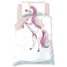Постельное белье "Этель" 1,5 сп Единорог 143х215 см, 150х214 см, 50х70 см -1 шт, 100% хл, бязь 6961217
