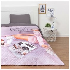 Покрывало Этель 1,5- спальное, Sweet holidays, 145*210 см, микрофибра
