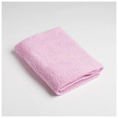 Полотенце махровое Экономь и Я 50х90 см, цв. розовый, 100% хлопок, 320 гр/м2 6957322