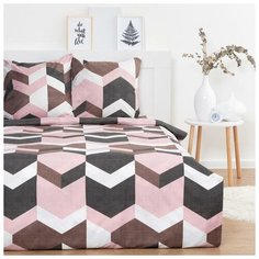 Постельное белье Экономь и Я 2 сп "Нежное утро" 175*215см,180*215см,70*70см-2 шт, полисатин, 80 г/м² 6979271