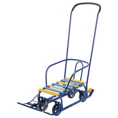 Санки детские "Тимка 5 универсал+" (синий) Nika