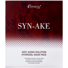 Гидрогелевая маска для лица змеиный пептид ТМ Esthetic House Syn-Ake Anti-Aging Solution Hydrogel Mask Pack, 1 шт