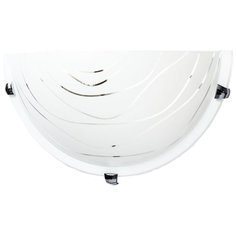 Настенно-потолочный светильник Toplight Xithi TL9290Y-01WH, E27, 60 Вт, кол-во ламп: 1 шт., 8 х 30 см, цвет арматуры: серебристый, цвет плафона: белый