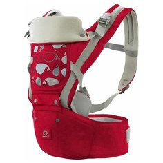 Эрго рюкзак хипсит кенгуру / рюкзак-слинг для новорожденных/ кенгуру для переноски/ рюкзак-переноска (красный) Aiebao