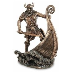 Статуэтка Викинг на корабле WS-1083 113-906674 Veronese