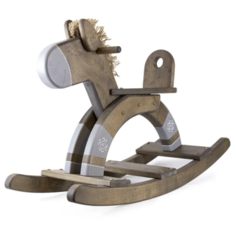 Качалка WOODYCREW Лошадка Grace из берёзы, размер L коричневый