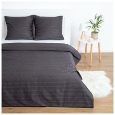 Комплект Этель "Dark metallic" Пододеяльник 200*217, наволочка 70*70-2шт, страйп- сатин,125г/м² 5752266