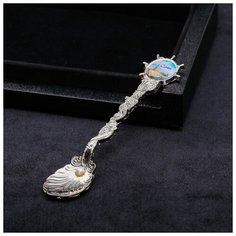 Ложка «Сочи - Морской порт» (морская форма), 11 х 2,2 см 4064141 Сима ленд