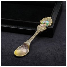 Ложка «Пермь - Мишка» (кокошник), 11 х 2,5 см 4064165 Сима ленд