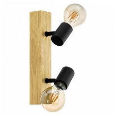 Спот Eglo, 2х10W, черный, размеры (мм)-300x50