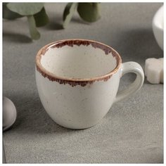 Чашка кофейная 90 мл, цвет бежевый 4694093 Porland