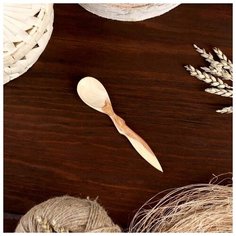 Ложка "Кофейная", можжевельник, 3х14 см 4939222 Сима ленд