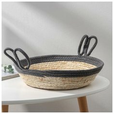 Короб для хранения "Рони" 30х30х15.5 см. цвет серый 5438309 Доляна