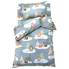 Постельное белье Этель 1.5 сп My winter, 143*215 см, 150*214 см, 50*70 см -1 шт,100% хл, бязь 7115438