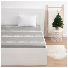 Простыня Этель 200*220 см "Олени"(вид 1), 100% хлопок, сатин, 125 г/м² 7149320