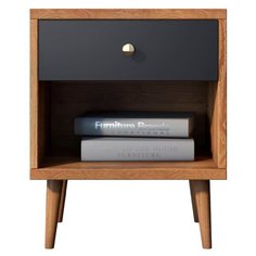 Тумбочка Berber с открытой полкой 33 принт Этажерка