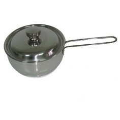 Кастрюля 4,0л. ТРС-3 прутковые ручки с металлической крышкой Амет