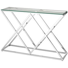 Консоль инсигния 115*30 серебро Stool Group