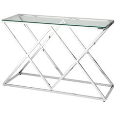 Консоль инсигния 120*40 серебро Stool Group