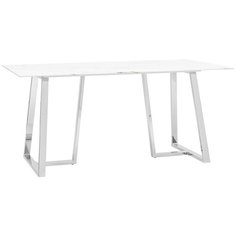 Стол обеденный Даллас 160*90 белый стеклянный Stool Group