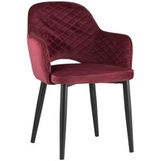 Стул Венера диамант велюр бордовый Stool Group