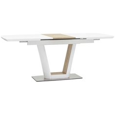 Стол обеденный Атланта раскладной 160-200*90 глянцевый белый Stool Group