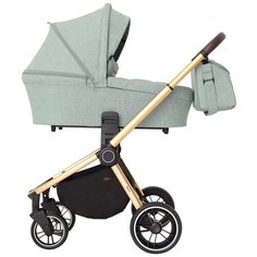 Коляска 2 в 1 Carrello Epica CRL-8510, Tea Green / Золотая рама