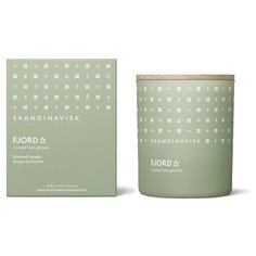 Свеча ароматическая FJORD с крышкой, 200 г (новая), S K A N D I N A V I S K Skandinavisk