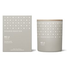 Свеча ароматическая RO с крышкой, 200 г (новая), S K A N D I N A V I S K Skandinavisk