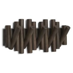 Вешалка настенная PICKET состаренный орех, Umbra