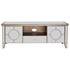KFG041 Тумба под телевизор зеркальная 150*45*46см Garda Decor