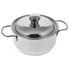 Кастрюля 1,5л. ТРС-3 прутковые ручки мет. Крышку Амет