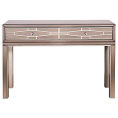 KFG038 Консоль зеркальная, 2 ящика 120*42*80см Garda Decor