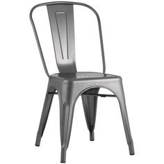 Стул TOLIX серебристый матовый Stool Group