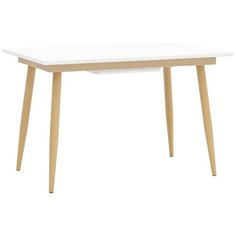 Стол обеденный Стокгольм раскладной 120-160*80 белый Stool Group