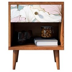 Тумбочка Berber с открытой полкой 31 принт Этажерка