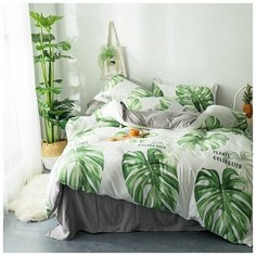 Постельное белье 1.5- спальное Butterfly рис. 1689, поплин Делюкс, 2 наволочки 70х70 см