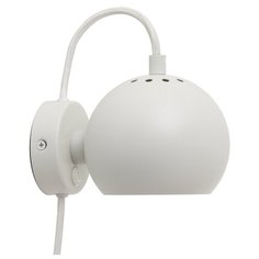 Лампа настенная Ball, ?12 см, белая матовая, Frandsen
