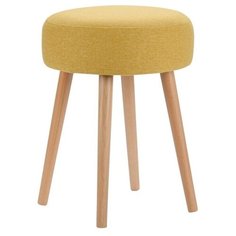 Табурет Carter, 48х30х35 см, рогожка, желтый, Berg
